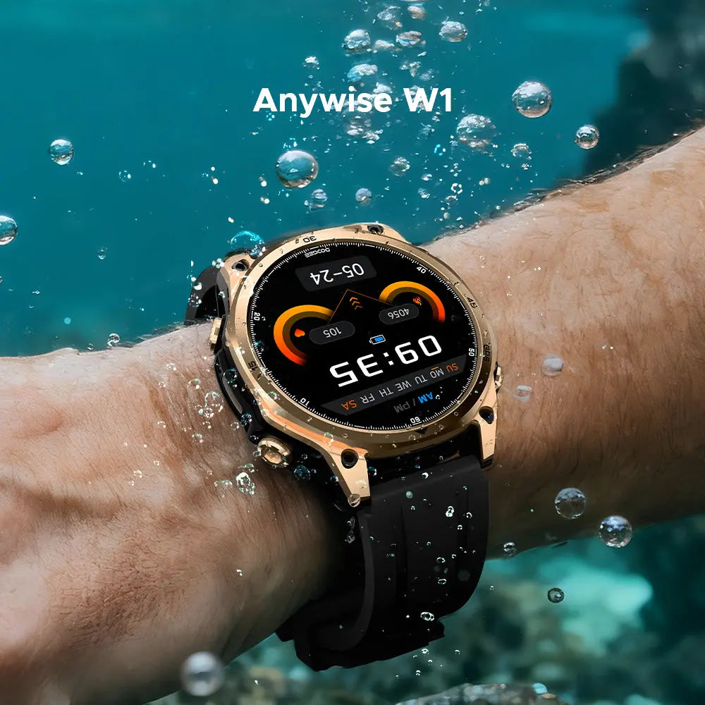 Anywise W1 GPS Rugged Smartwatch | DOOGEE Outdoor