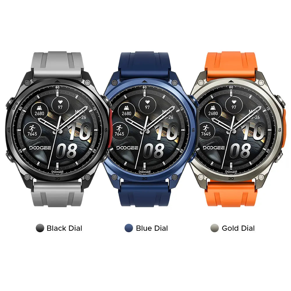 Anywise W1 Pro Offline Maps Rugged Smartwatch | DOOGEE Outdoor